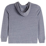 Snow Heather Hooded Long Sleeve Tee - Denny's