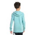 Snow Heather Hooded Long Sleeve Tee - Denny's
