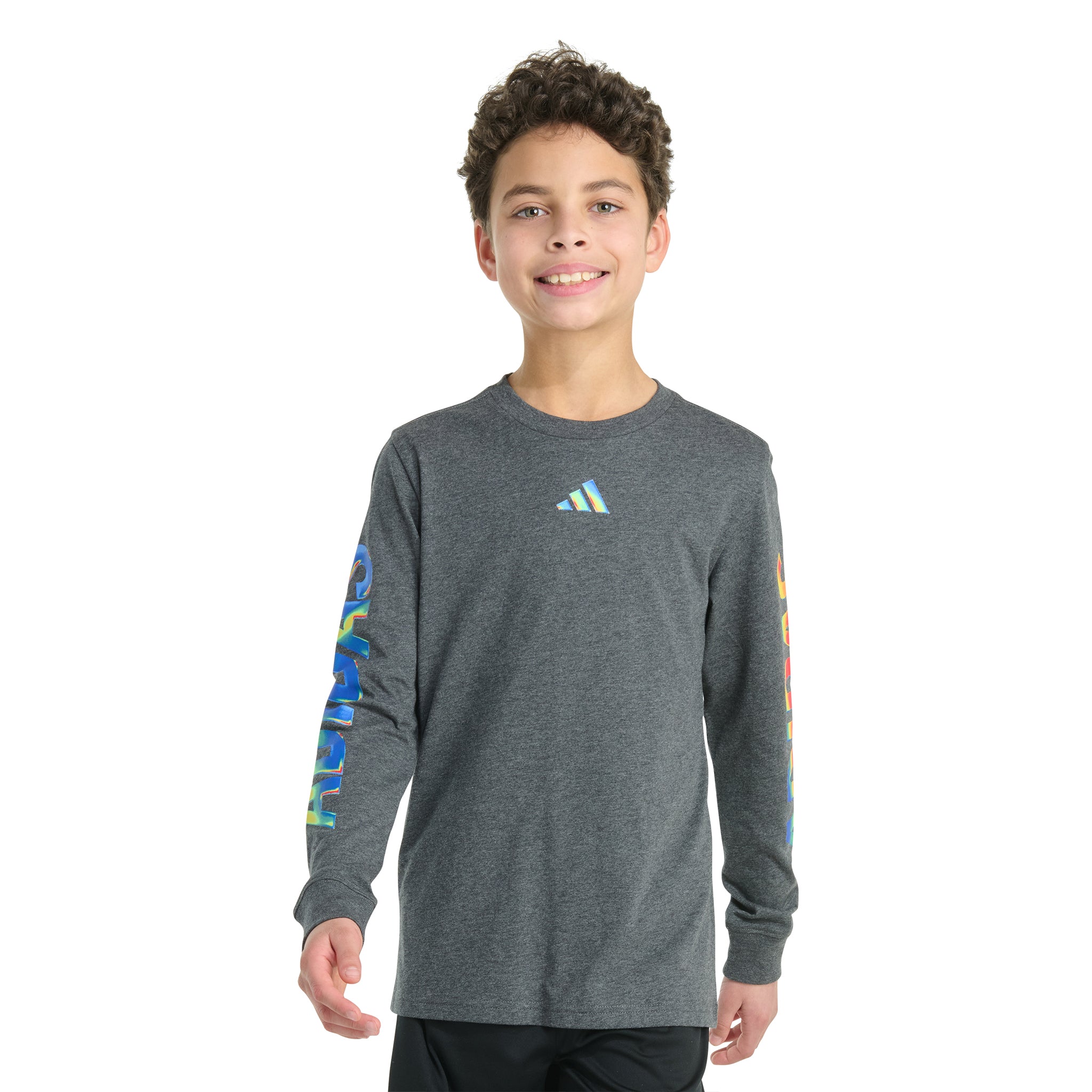 Spectrum Of Light Long Sleeve Hearthered Tee - Denny's