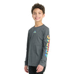 Spectrum Of Light Long Sleeve Hearthered Tee - Denny's