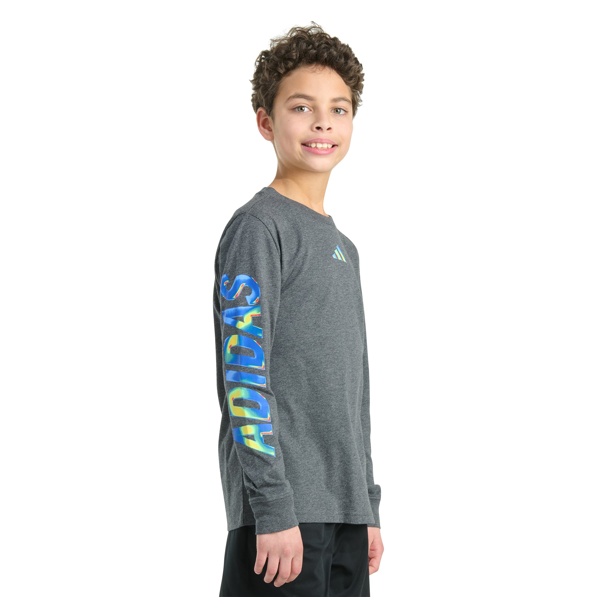 Spectrum Of Light Long Sleeve Hearthered Tee - Denny's