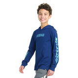 Flame Hooded Long Sleeve Tee - Denny's
