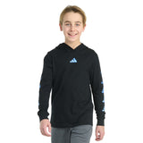 Overspray Hooded Long Sleeve Tee - Denny's