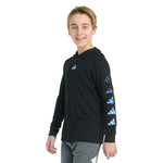 Overspray Hooded Long Sleeve Tee - Denny's