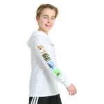 Multi Sport Stack Hooded Long Sleeve Tee - Denny's