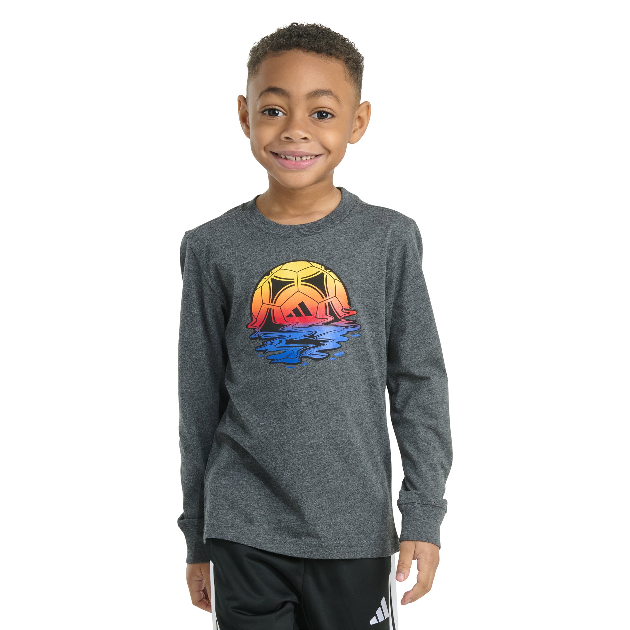 Soccer Ball Gradient Long Sleeve Tee - Denny's