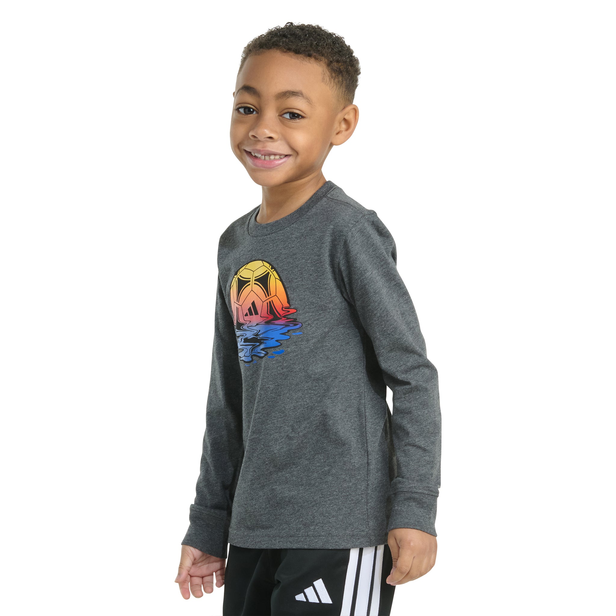 Soccer Ball Gradient Long Sleeve Tee - Denny's