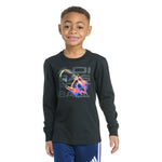 Football Flame Long Sleeve Tee - Denny's