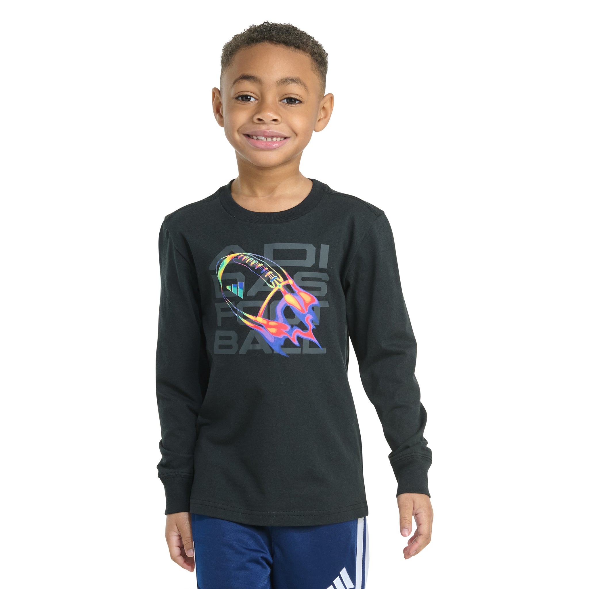Football Flame Long Sleeve Tee - Denny's