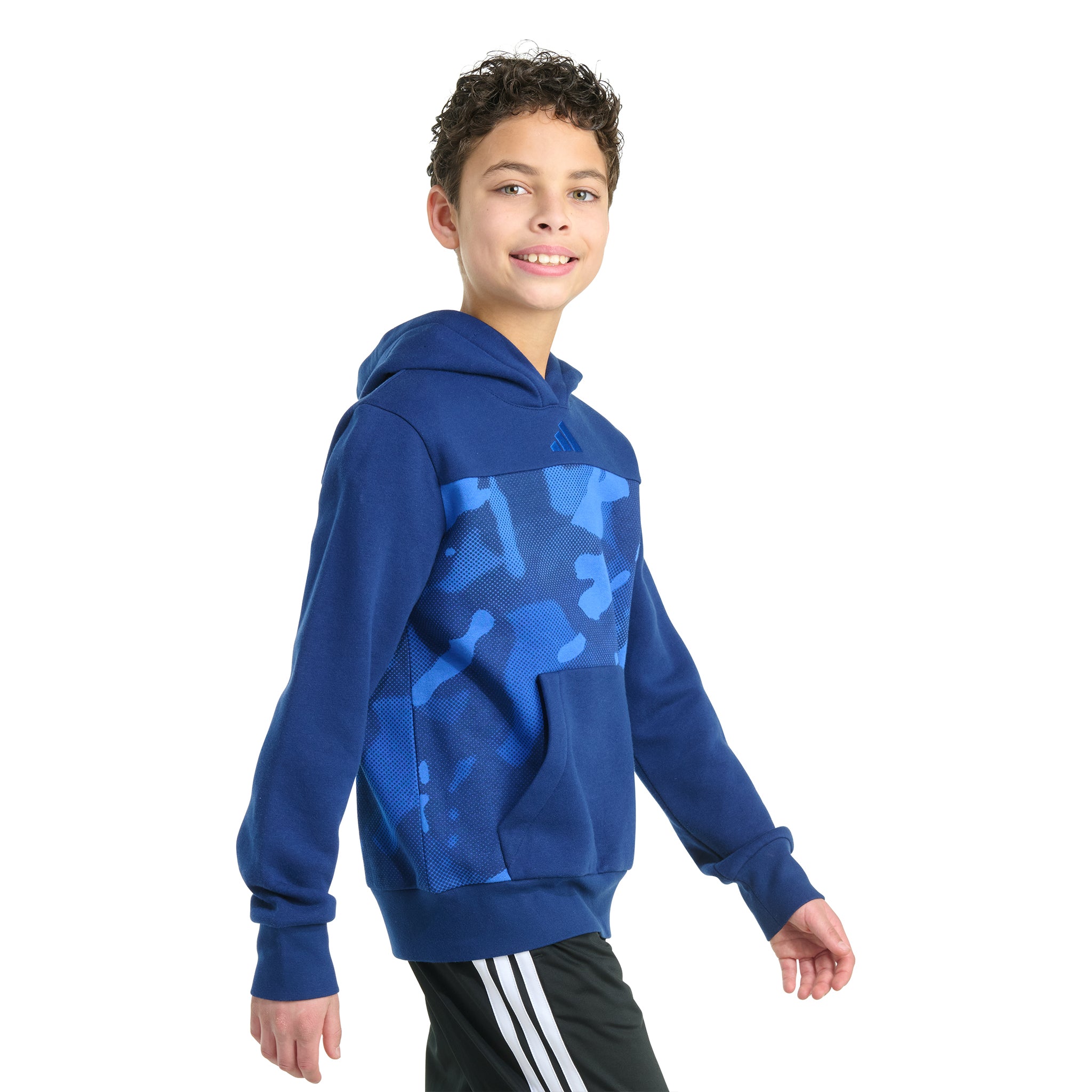 AOP Color Block Half Tone Camo Hoodie - Denny's