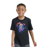 Football Multi Color Tee