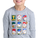 Baseball Mascotts Long Sleeve Tee