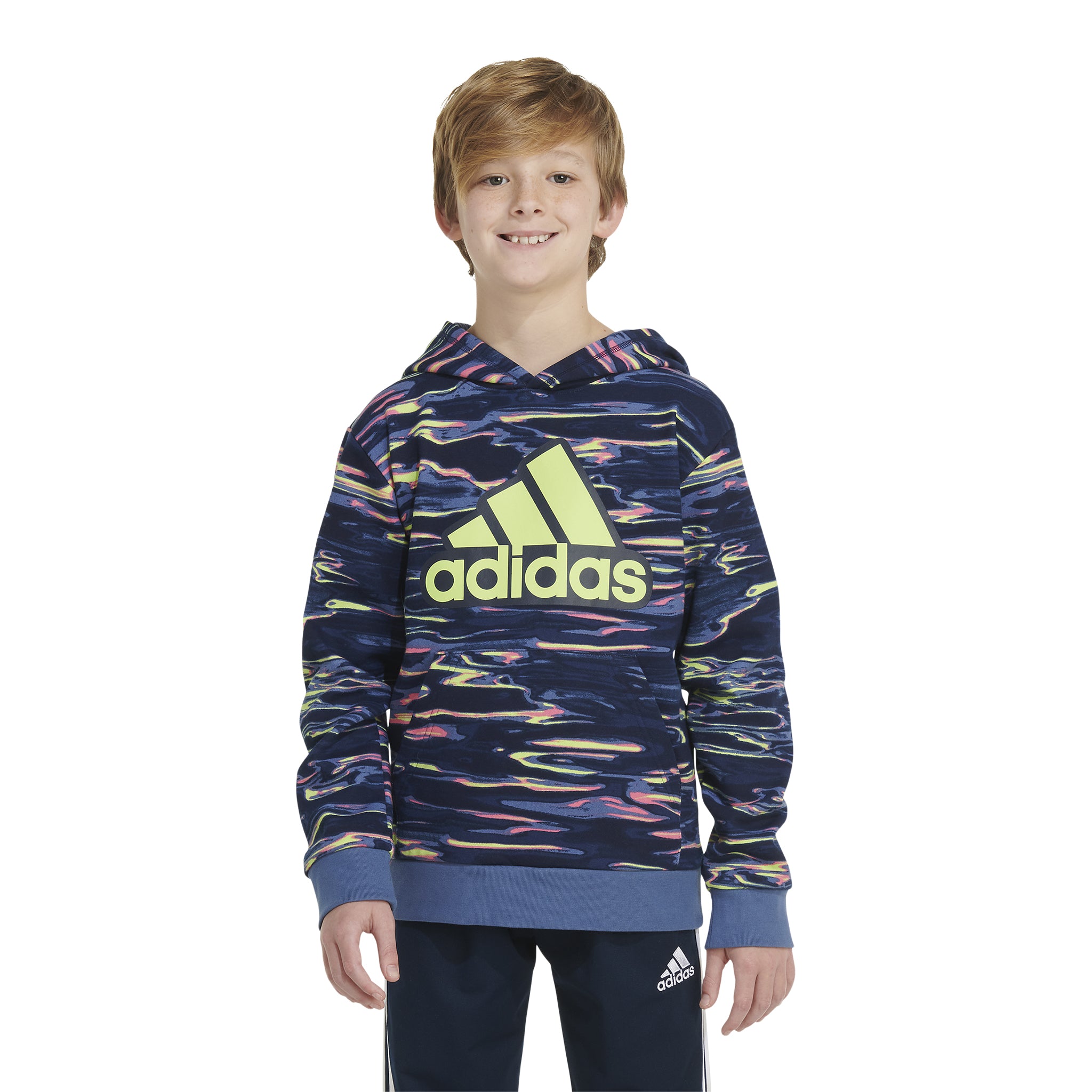 Printed Liquid Camo Hooded Pullover - Denny's