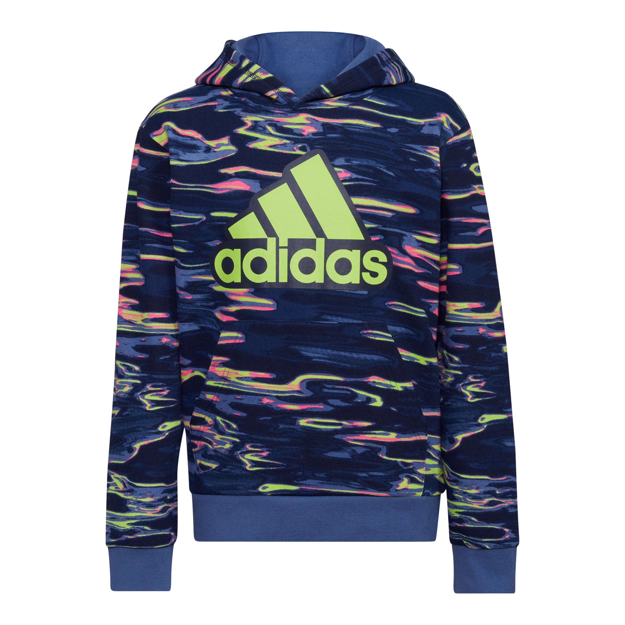 Printed Liquid Camo Hooded Pullover - Denny's