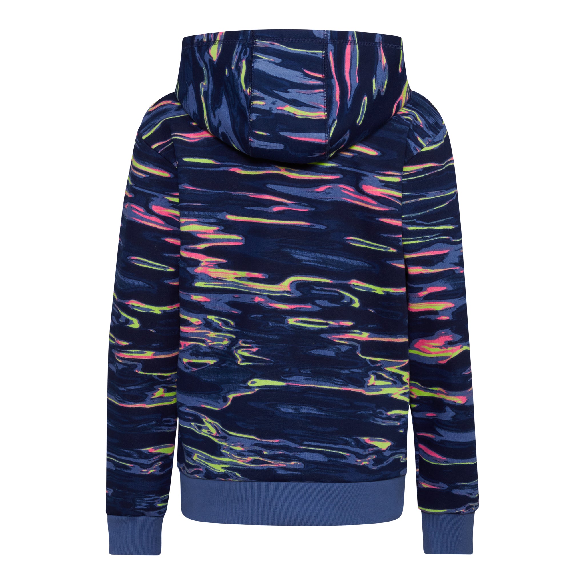 Printed Liquid Camo Hooded Pullover - Denny's