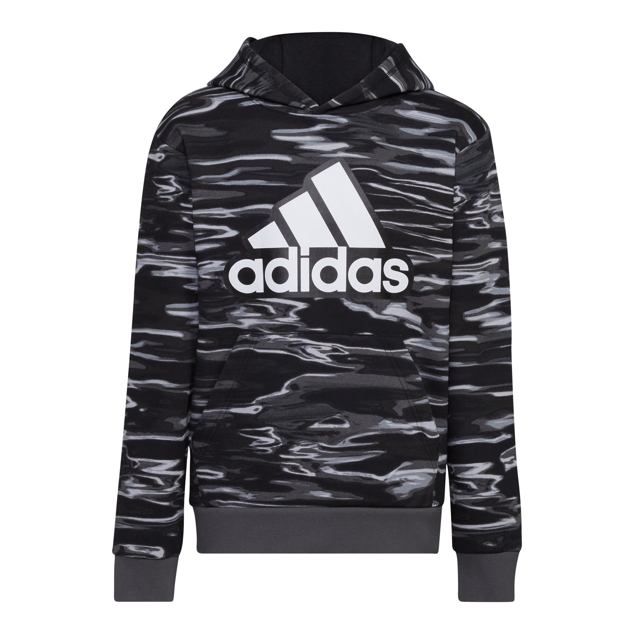 Printed Liquid Camo Hooded Pullover - Denny's