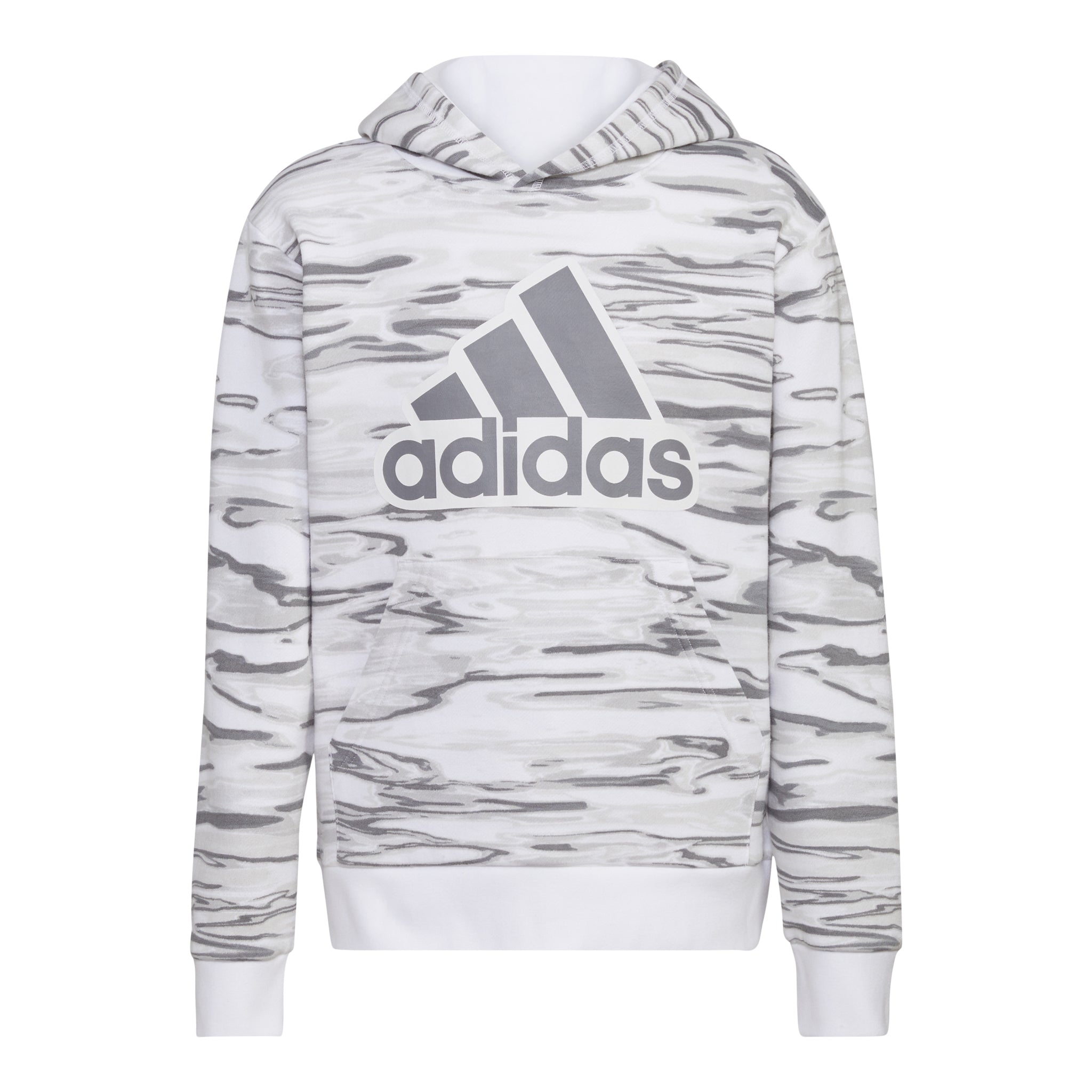 Printed Liquid Camo Hooded Pullover - Denny's