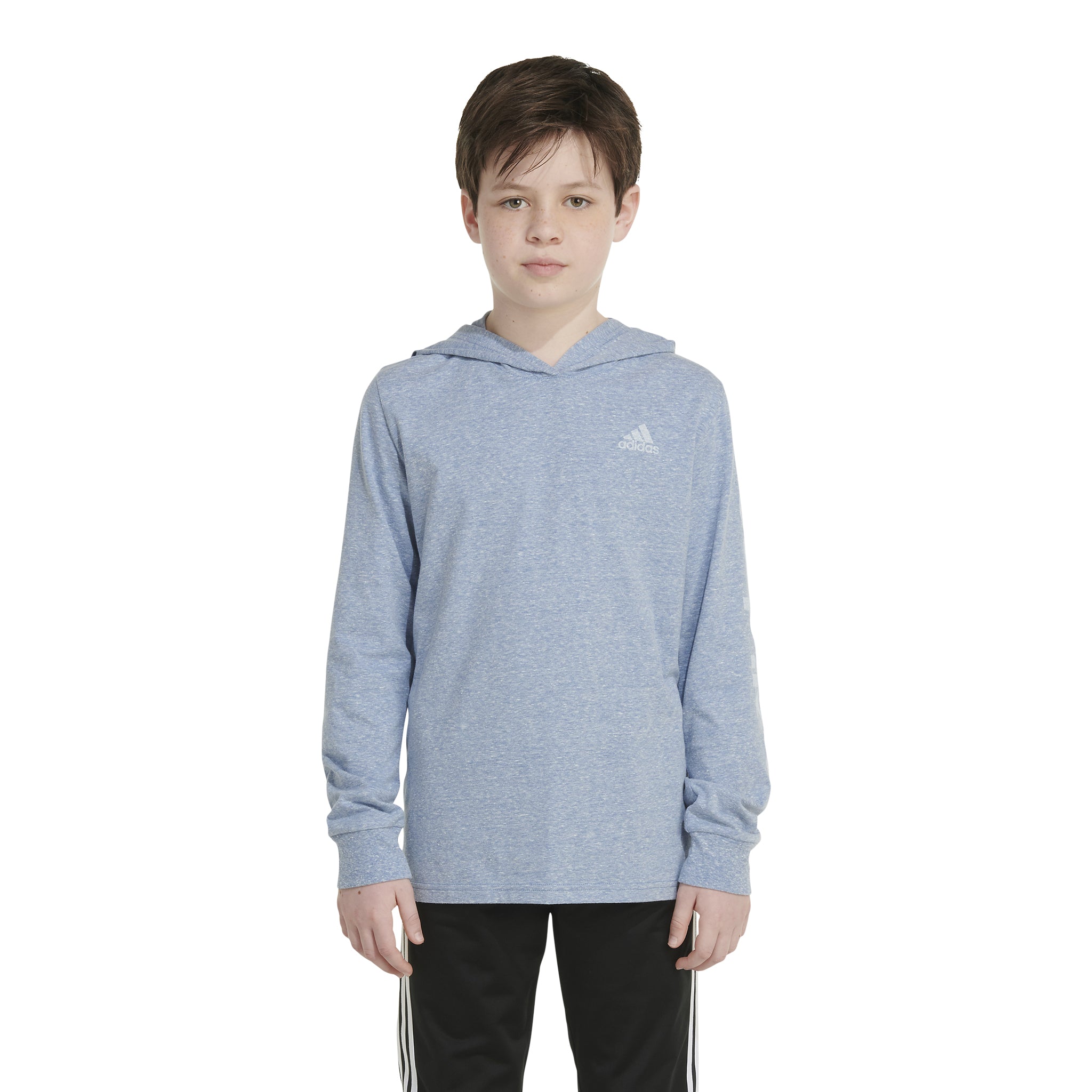 Snow Heather Hooded Tee - Denny's