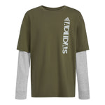 Checks Layer Long Sleeve Tee - Denny's