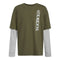 Checks Layer Long Sleeve Tee - Denny's