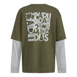 Checks Layer Long Sleeve Tee - Denny's