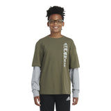 Checks Layer Long Sleeve Tee - Denny's