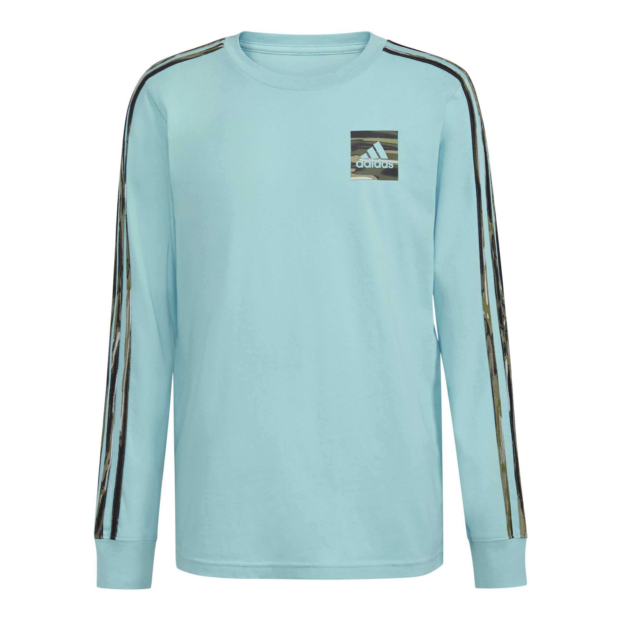 Liquid Camo 3 Stripe Long Sleeve Tee - Denny's