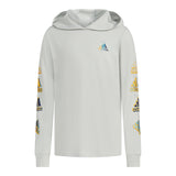 Mystic Logo Hooded Long Sleeve Tee - Denny's