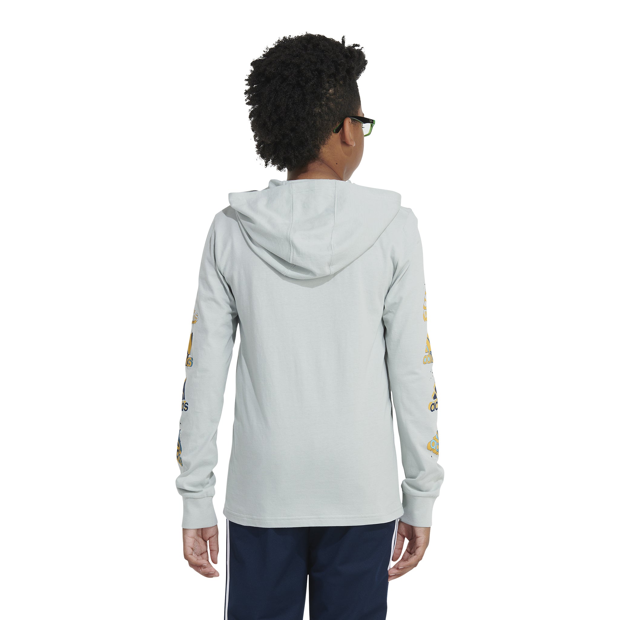 Mystic Logo Hooded Long Sleeve Tee - Denny's