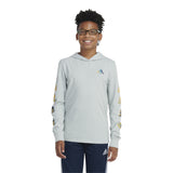 Mystic Logo Hooded Long Sleeve Tee - Denny's