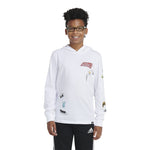 On Fire Hooded Long Sleeve Tee - Denny's