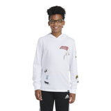 On Fire Hooded Long Sleeve Tee - Denny's