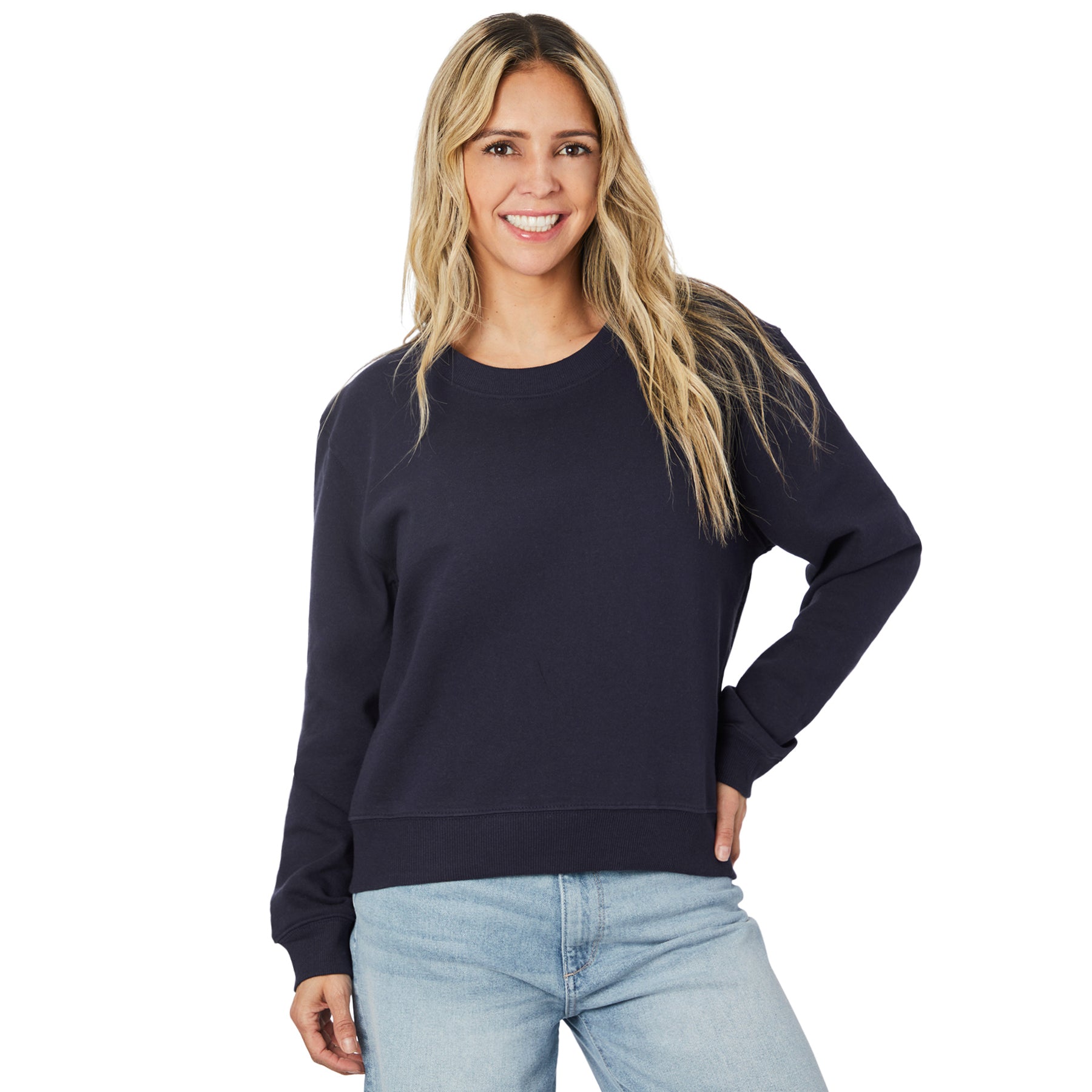 Fleece Solid Sweatshirt - Denny's