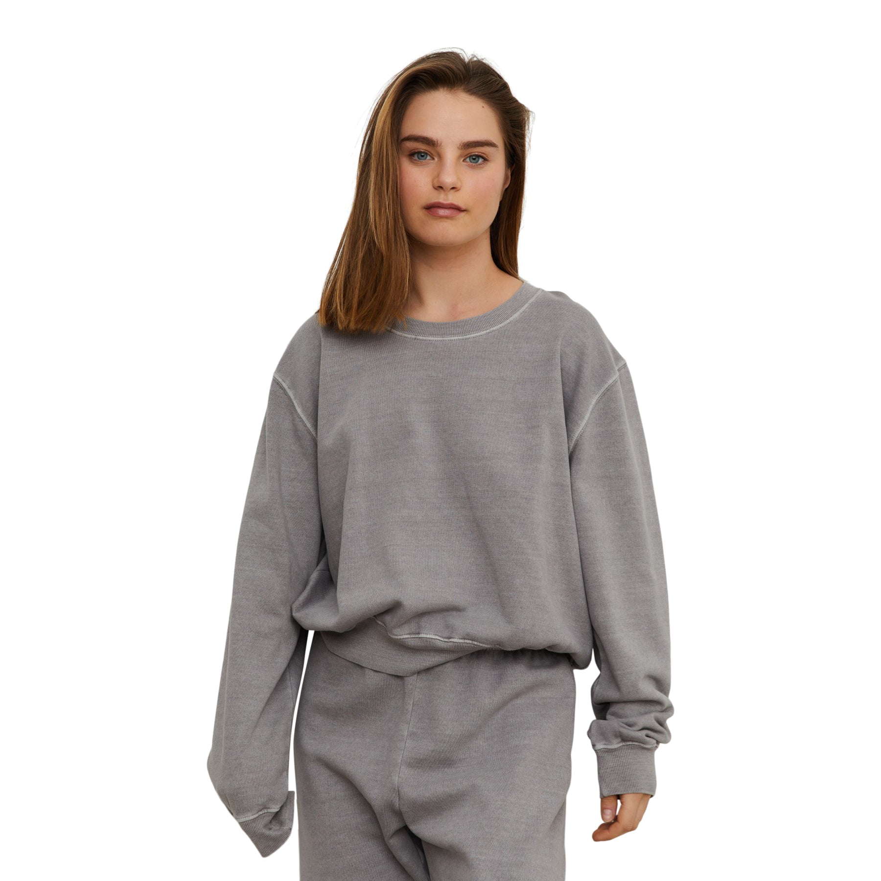Fleece Solid Sweatshirt - Denny's