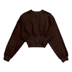Fleece Crop Crew Sweatshirt - Denny's