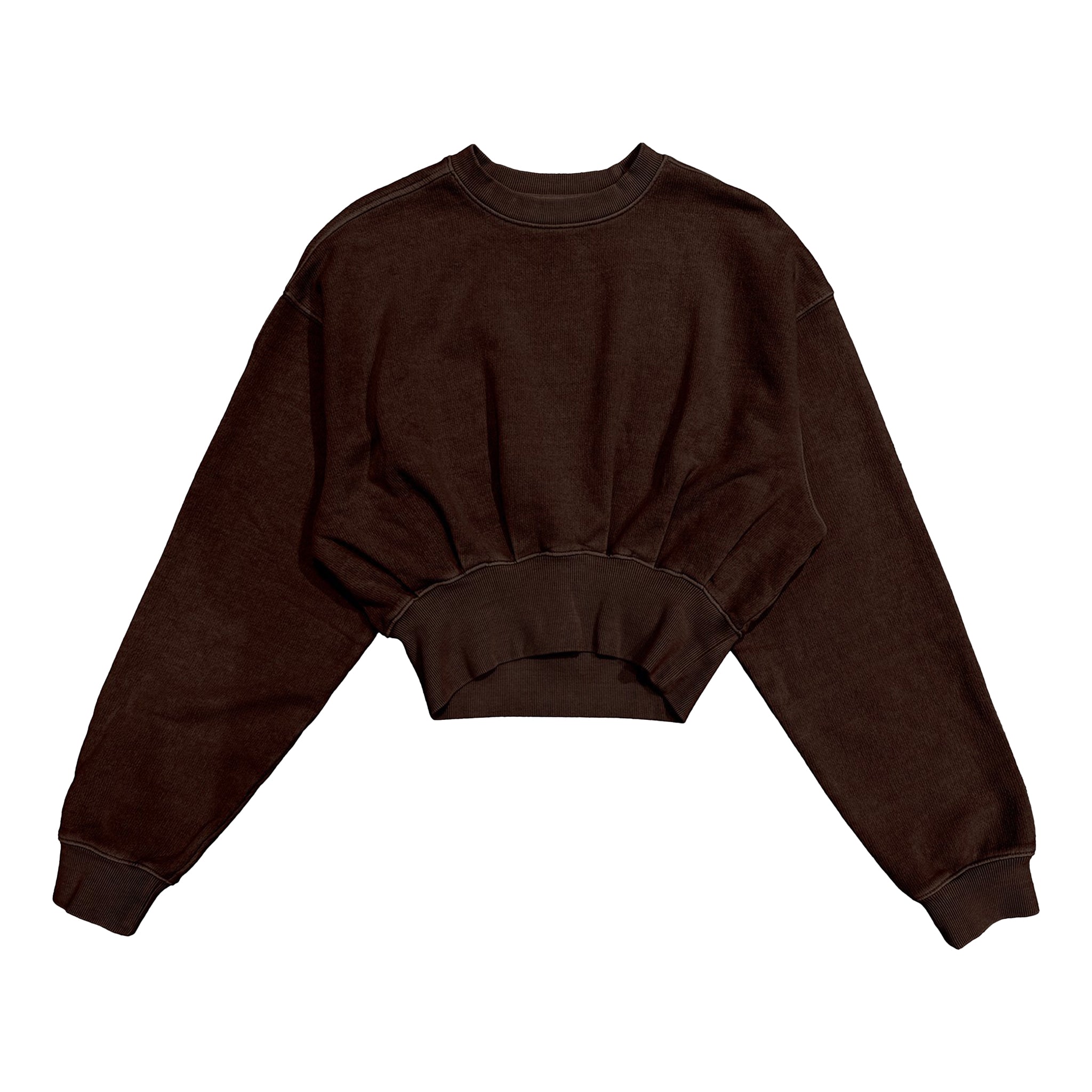 Fleece Crop Crew Sweatshirt - Denny's