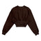 Fleece Crop Crew Sweatshirt - Denny's
