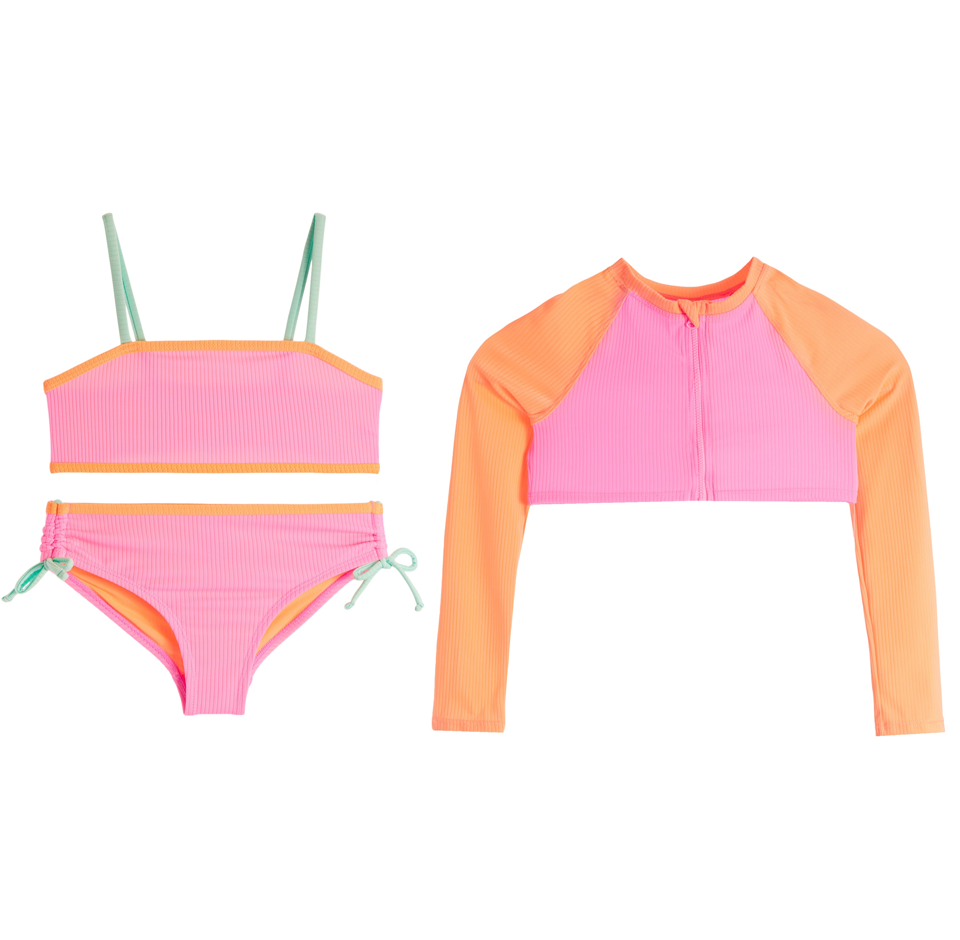 2pc On The Coast Rashguard Bikini
