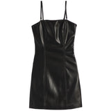 Strapless Leather Dress - Denny's