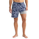 Navy Botanical Anchor Swim