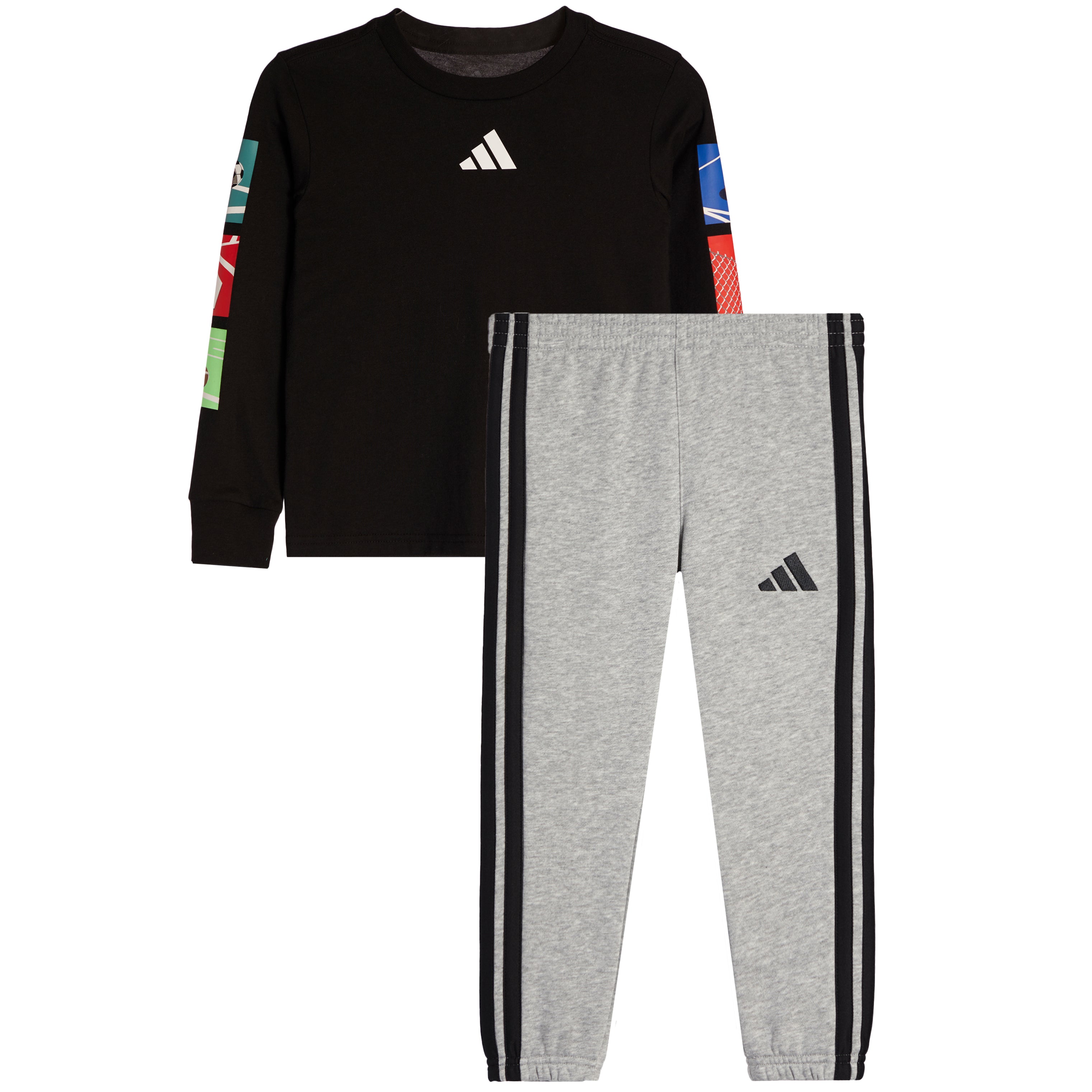 Graphic Sleeve Jog Set - Denny's