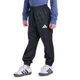 3 Stripe Melange Fleece Jogger