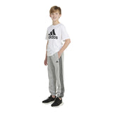 Essential 3 Stripe Fleece Jogger - Denny's