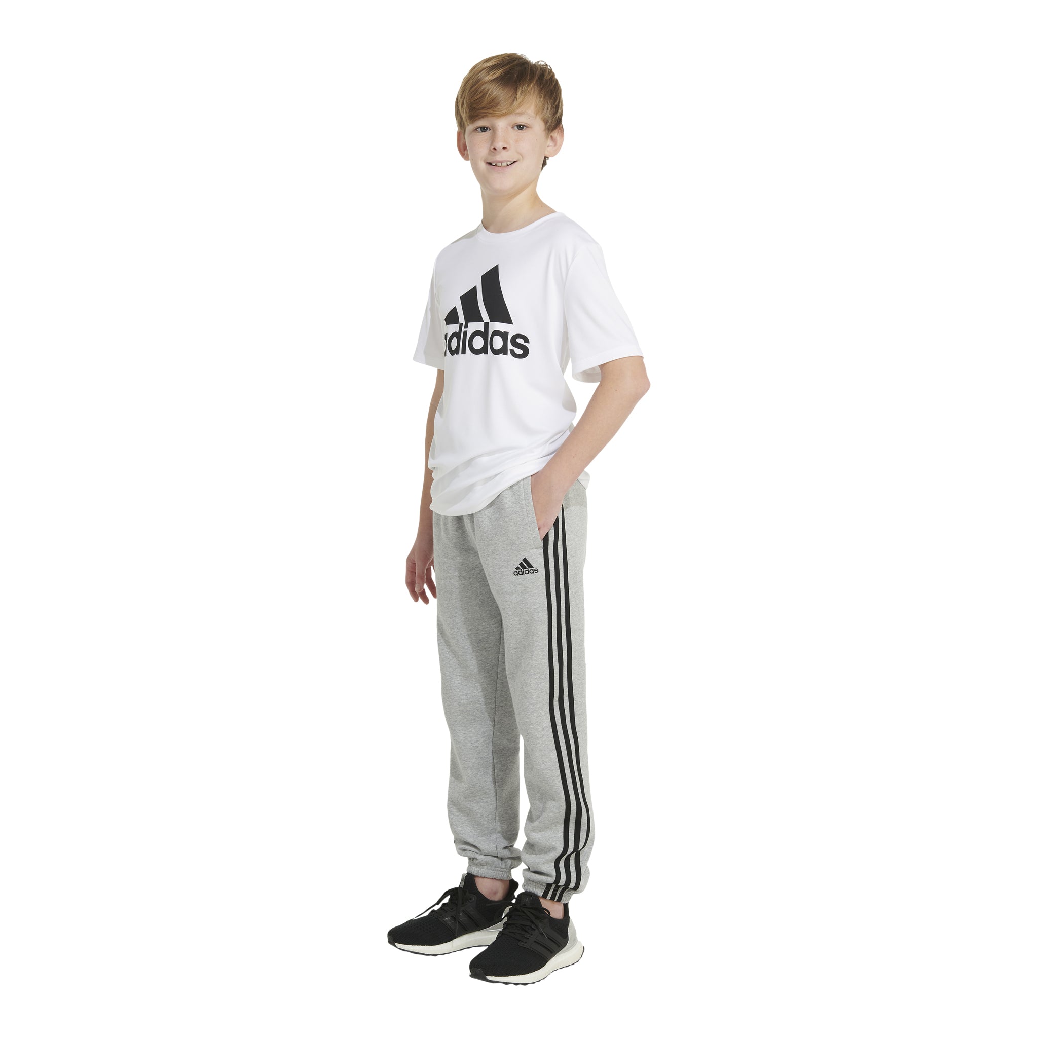 Essential 3 Stripe Fleece Jogger - Denny's