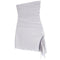 Alexia Tie Side Open Slit Dress - Denny's