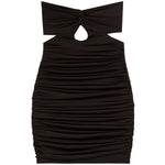 Aliyah Knot Front Dress With Tie Back - Denny's