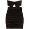 Aliyah Knot Front Dress With Tie Back - Denny's