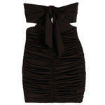 Aliyah Knot Front Dress With Tie Back - Denny's