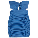 Aliyah Knot Front Dress With Tie Back - Denny's