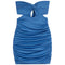 Aliyah Knot Front Dress With Tie Back - Denny's